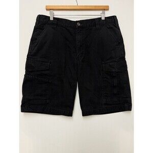Carhartt Cargo Shorts Men's 36 Black Rugged Flex Relaxed Fit Workwear BS3542-M